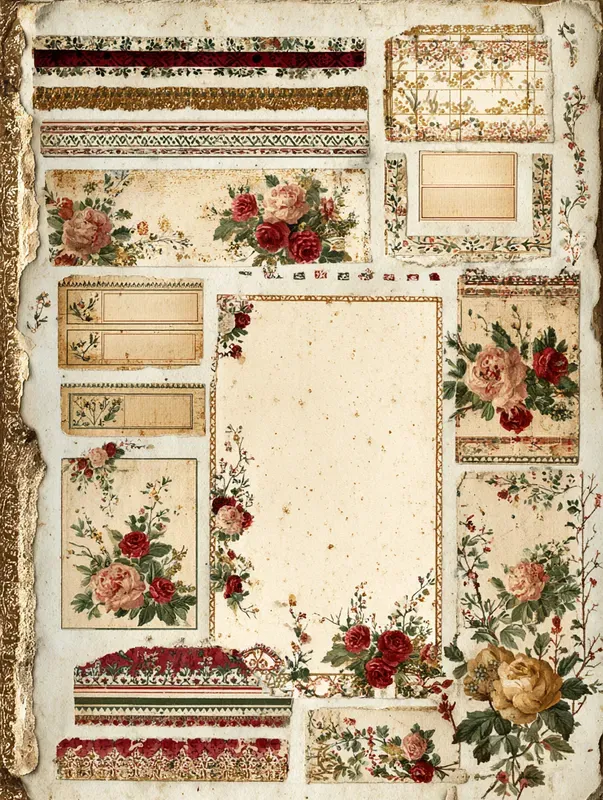 Nordic Folk Christmas Junk Journals