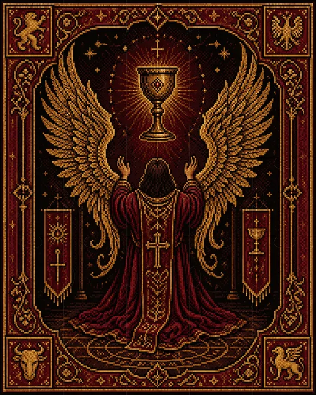 Medieval Occult Tarot Pixels