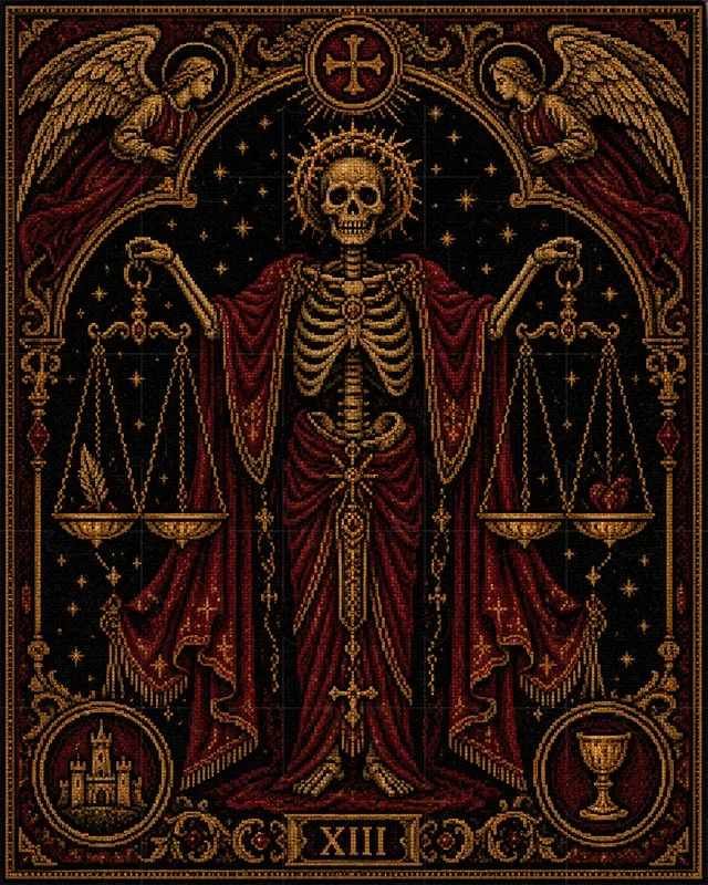 Medieval Occult Tarot Pixels