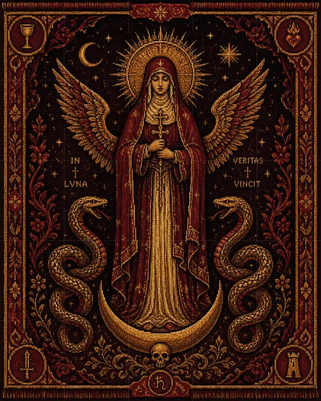 Medieval Occult Tarot Pixels