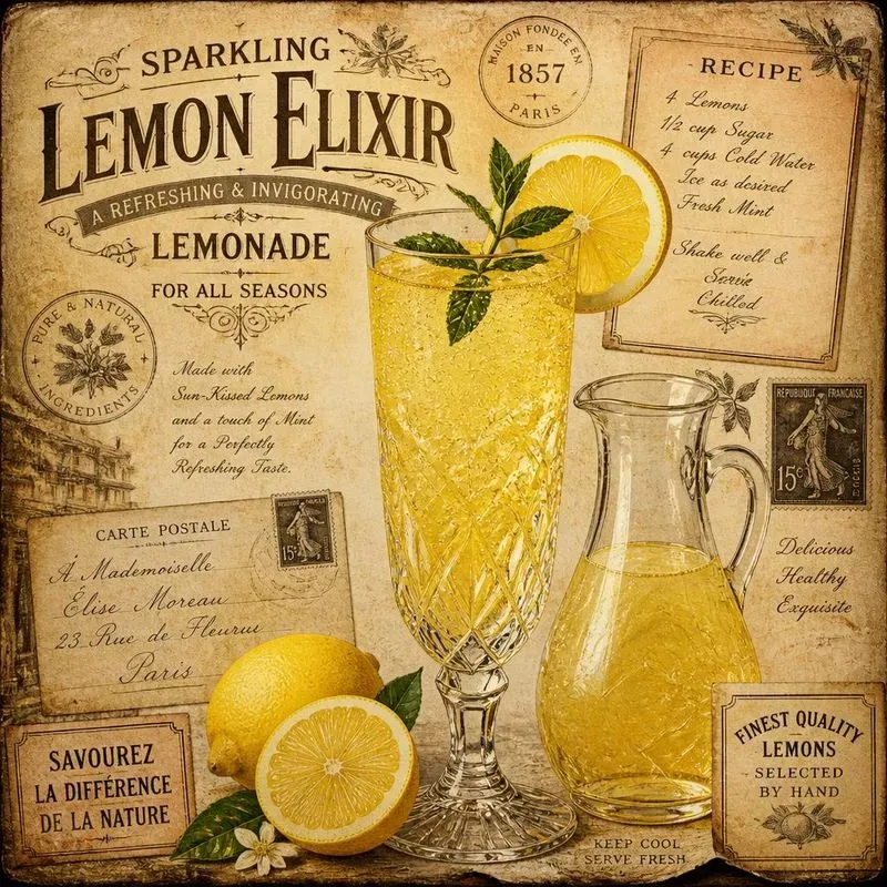 Vintage Food Recipe Ephemera Pages