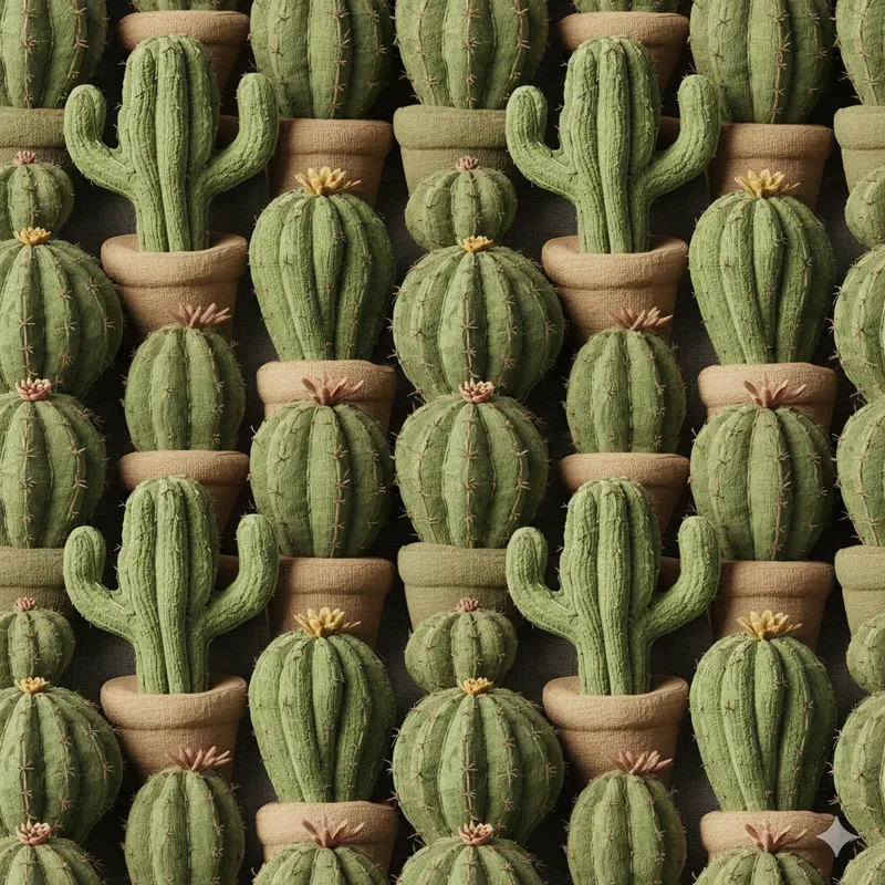 Soft Fabric 3D Toy Seamless Patterns