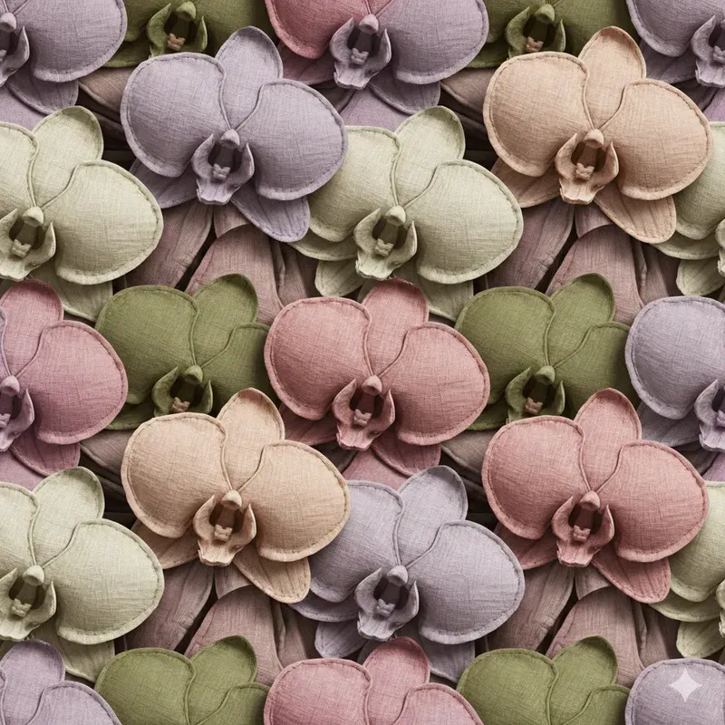 Soft Fabric 3D Toy Seamless Patterns