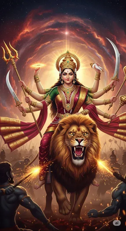 Divine Illuminations 8k Mystical Hindu