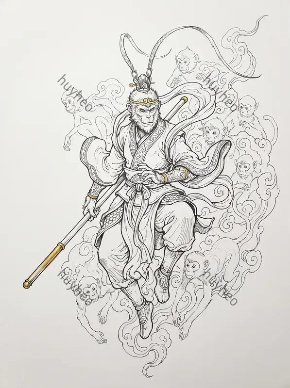 Kim Jung Gi Inspired Fine Line Art