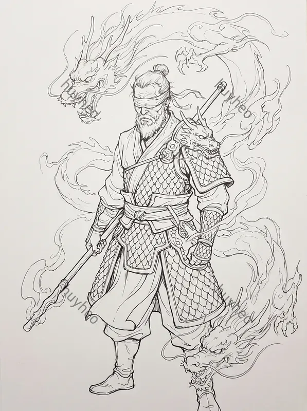 Kim Jung Gi Inspired Fine Line Art