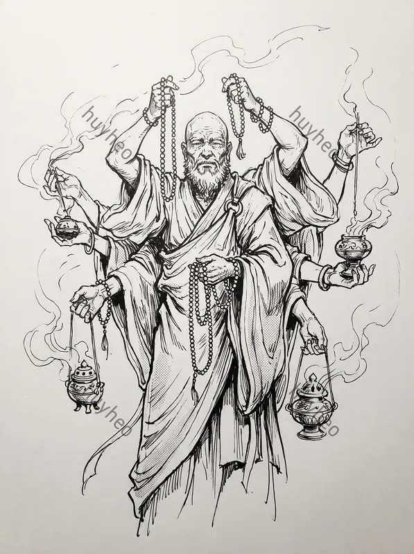 Kim Jung Gi Inspired Fine Line Art