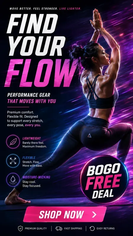 Activewear Marketing Funnel Layouts