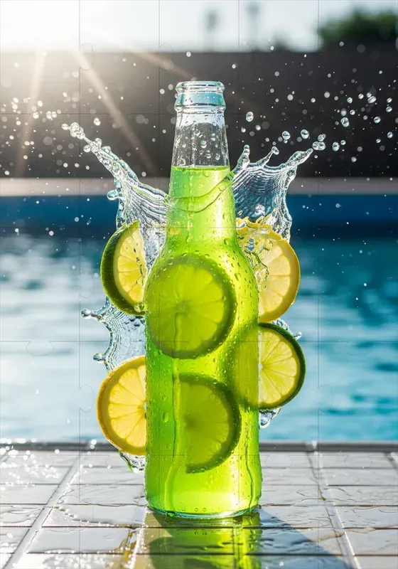 Dynamic Macro Photos For Soft Drinks