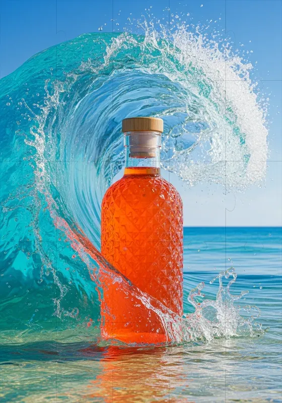 Dynamic Macro Photos For Soft Drinks