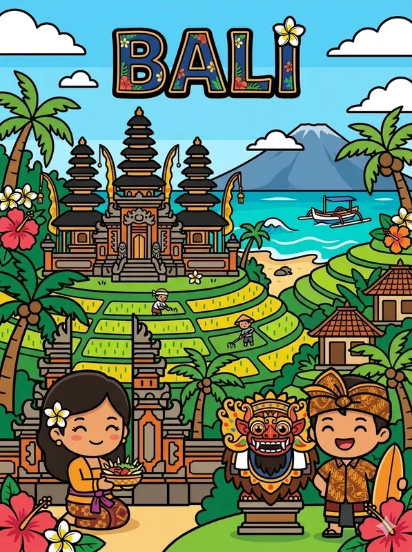 Chibi Cute Travel Posters