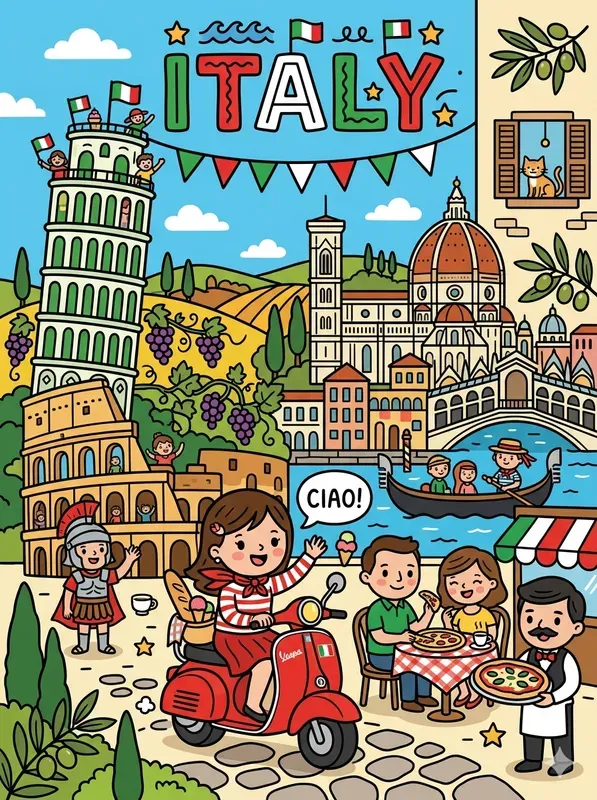 Chibi Cute Travel Posters