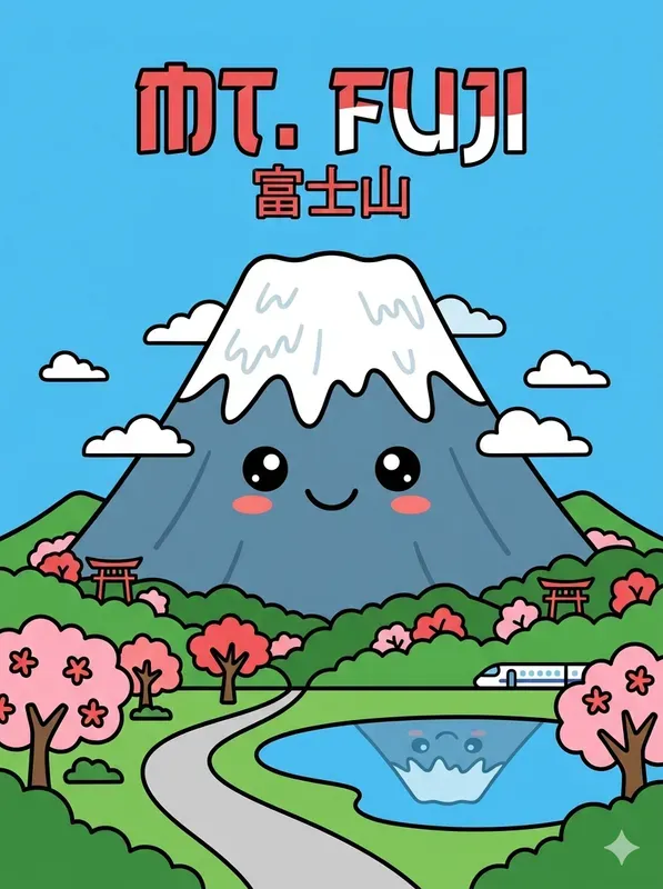 Chibi Cute Travel Posters