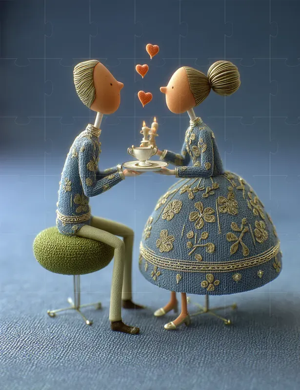 Rococo Valentine Scenes