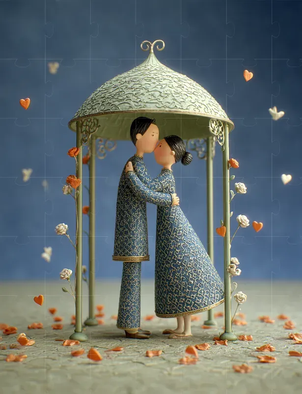 Rococo Valentine Scenes