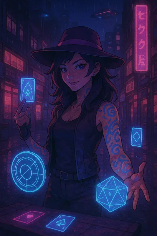 Synthwave Anime Cyberpunk Aesthetics