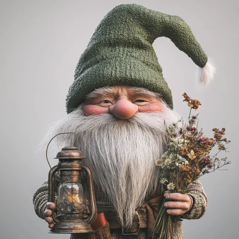 Realistic Gnome Clipart Generator