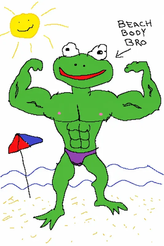 Garbage Paint Meme Art