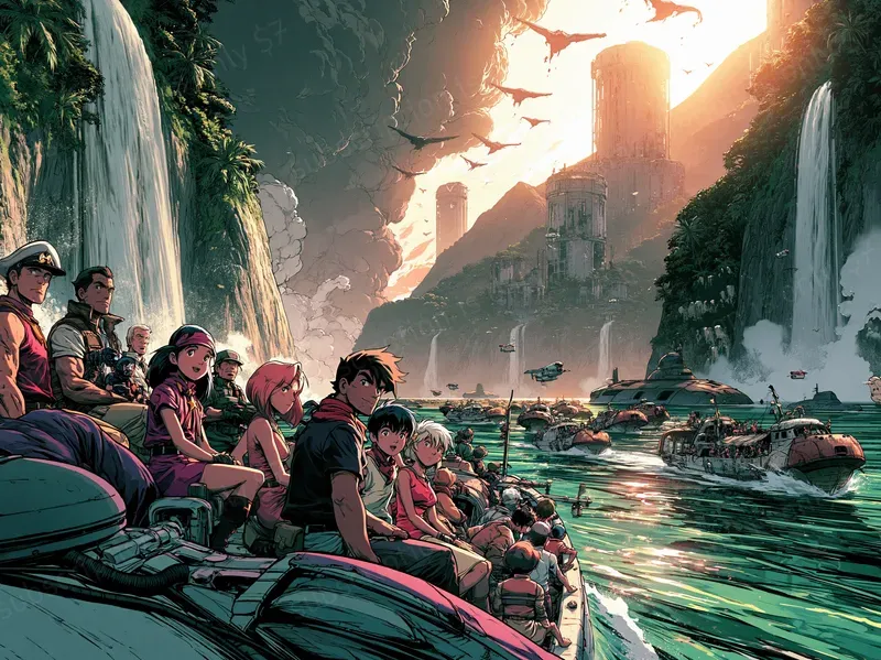 Retro Anime Adventure Worlds