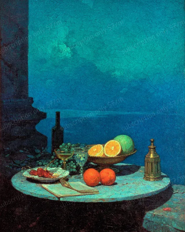 Poetic Teal Oil Worlds