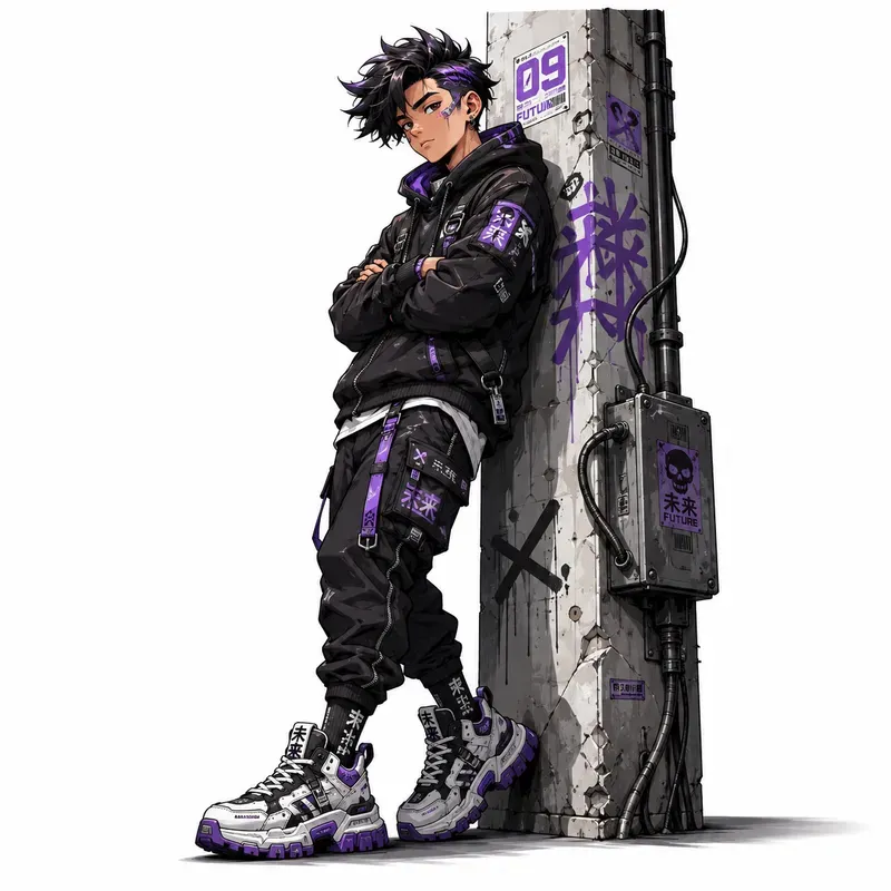 Anime Streetwear Character Generator