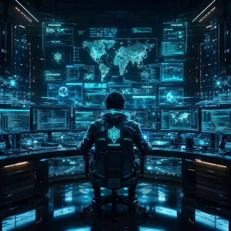 Cyberpunk Command Centers