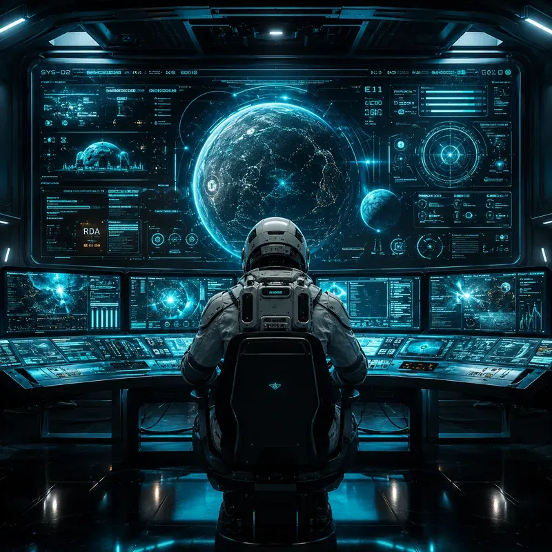 Cyberpunk Command Centers