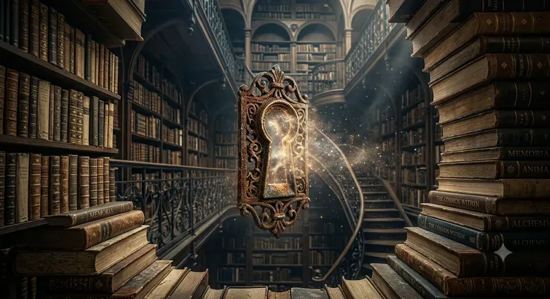 Celestial Keys Jungian Dream Symbol Art