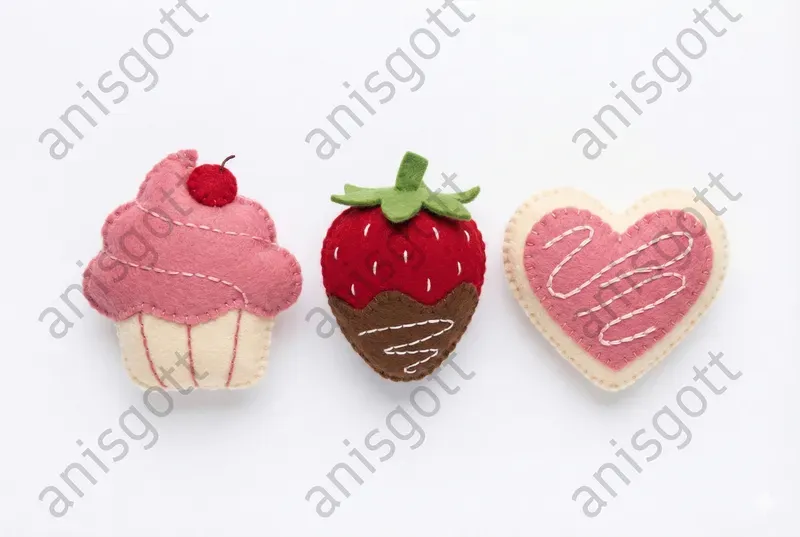 Felt Valentine Plush Pro Clipart Sets