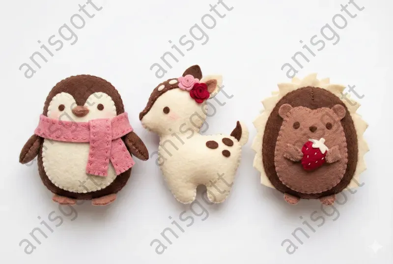 Felt Valentine Plush Pro Clipart Sets