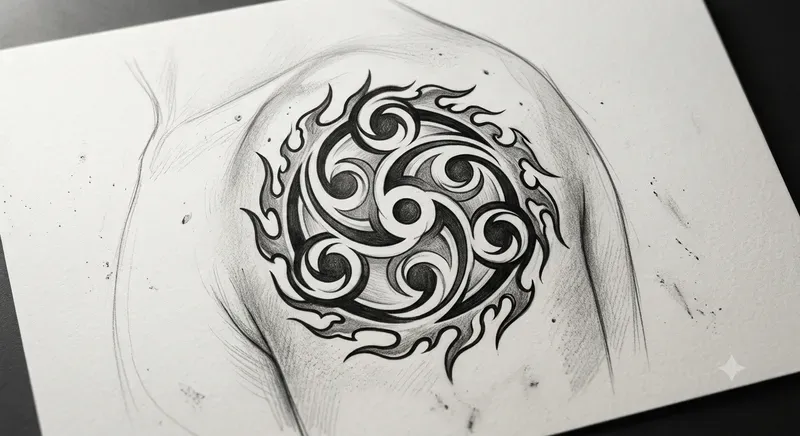 Cinematic Tattoo Pencil Art Designs