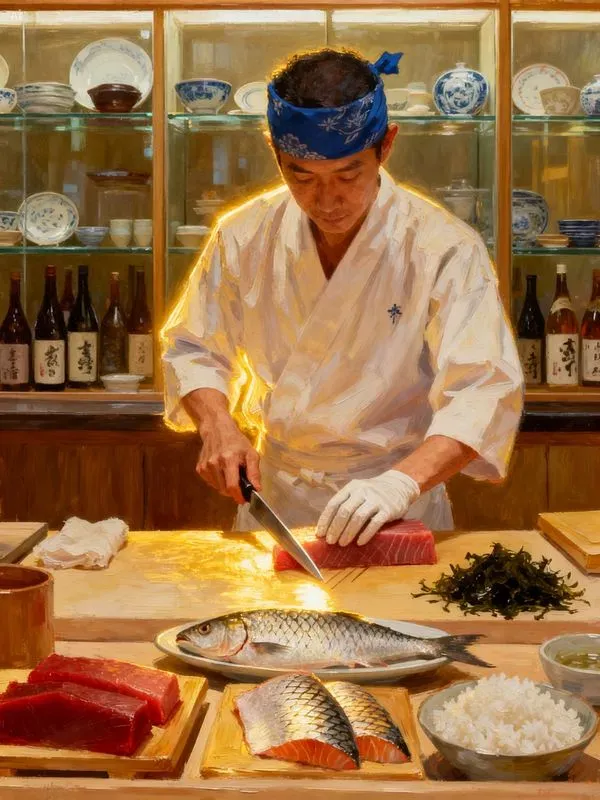Aesthetic Painted Chef Activity Art