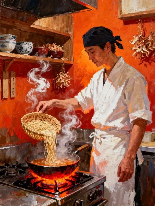 Aesthetic Painted Chef Activity Art
