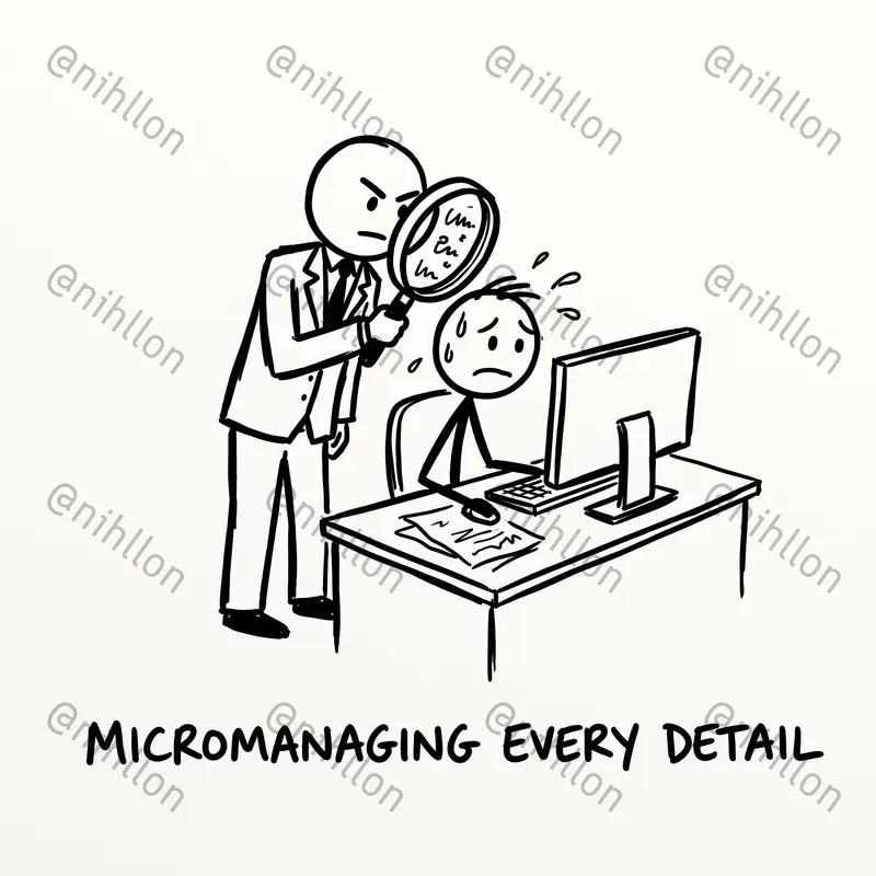Management Stick Figure Doodles