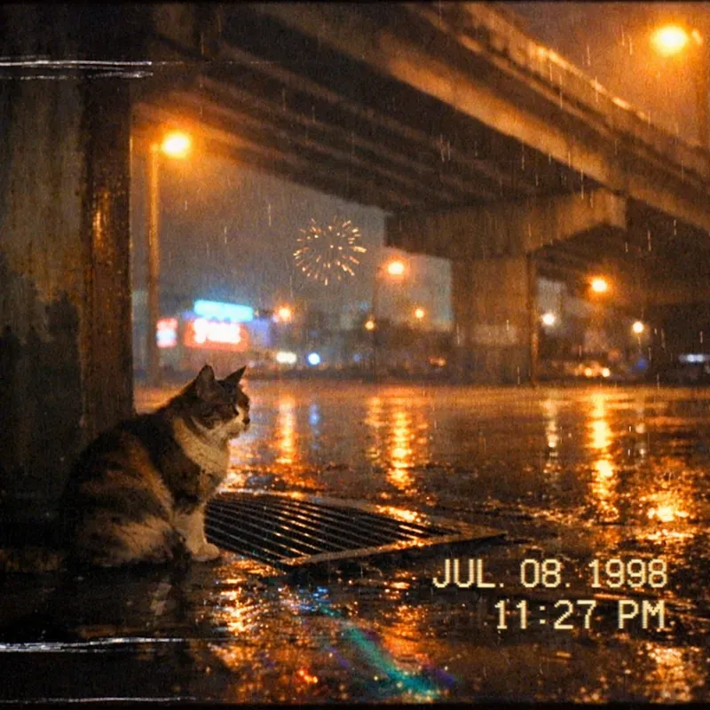 Rainy VHS Overpass Scene Builders