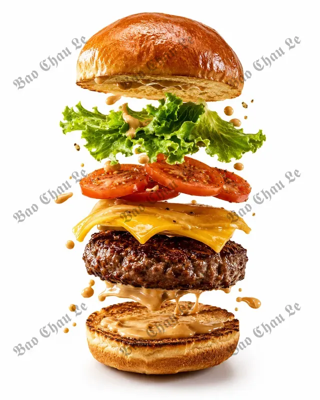 Floating Food Studio Photography
