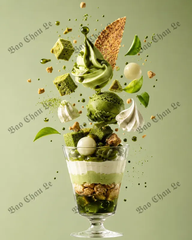 Floating Food Studio Photography