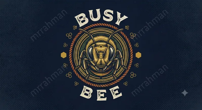 Vintage Retro Badge Animal Art