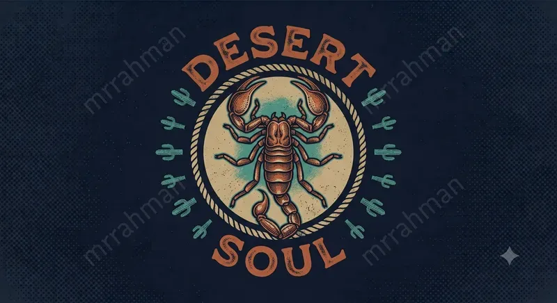 Vintage Retro Badge Animal Art
