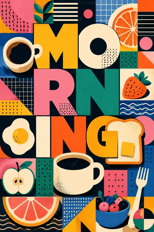 Memphis Geometric Poster Art