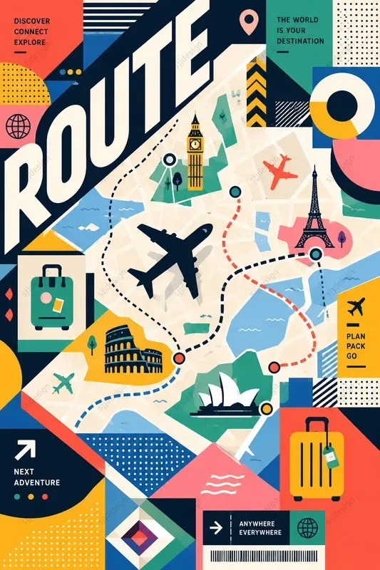 Memphis Geometric Poster Art