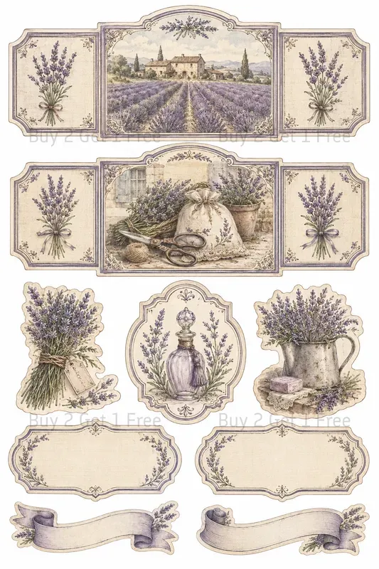 Western Junk Journal Scrapbook Elements