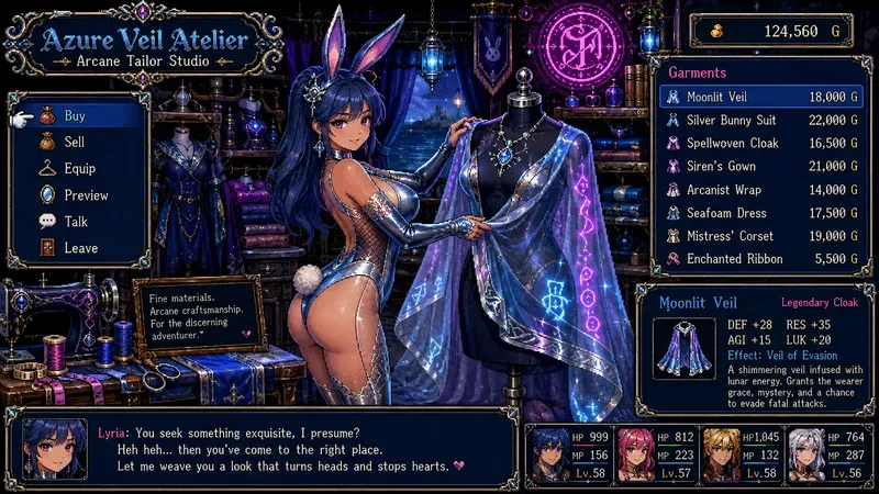 Retro RPG Item Shop Generator