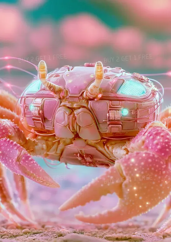 Cyber Punk Ocean Animals