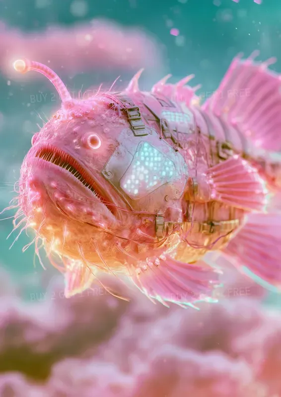Cyber Punk Ocean Animals