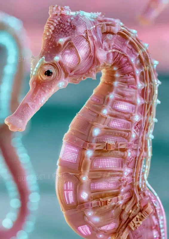 Cyber Punk Ocean Animals