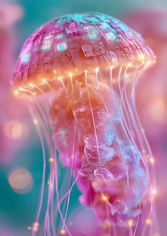 Cyber Punk Ocean Animals