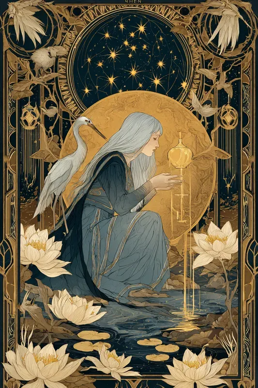Tarot Card Art Illustration Generator