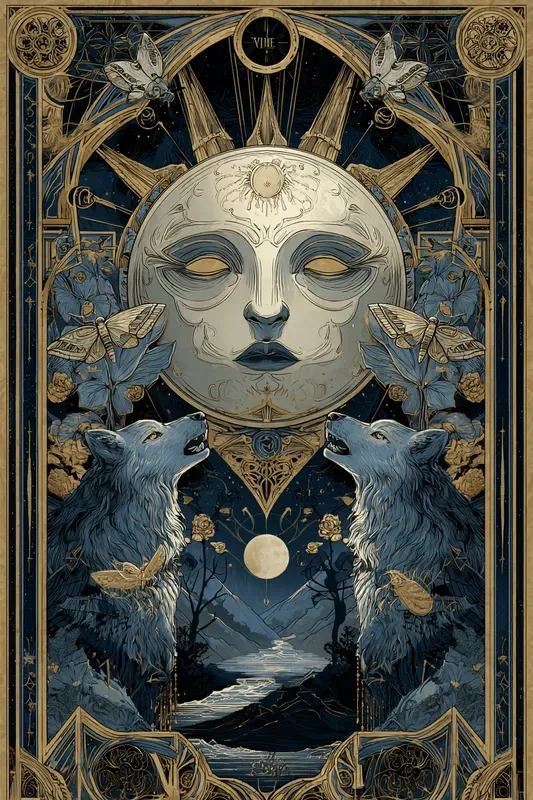 Tarot Card Art Illustration Generator