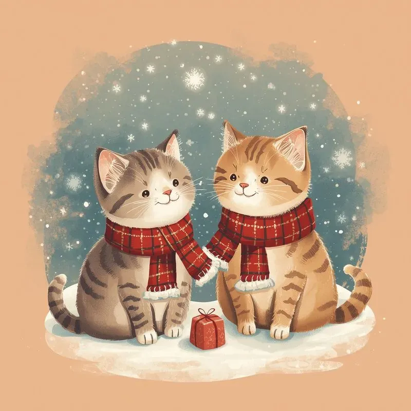 Cozy Snowy Christmas Tshirt Art